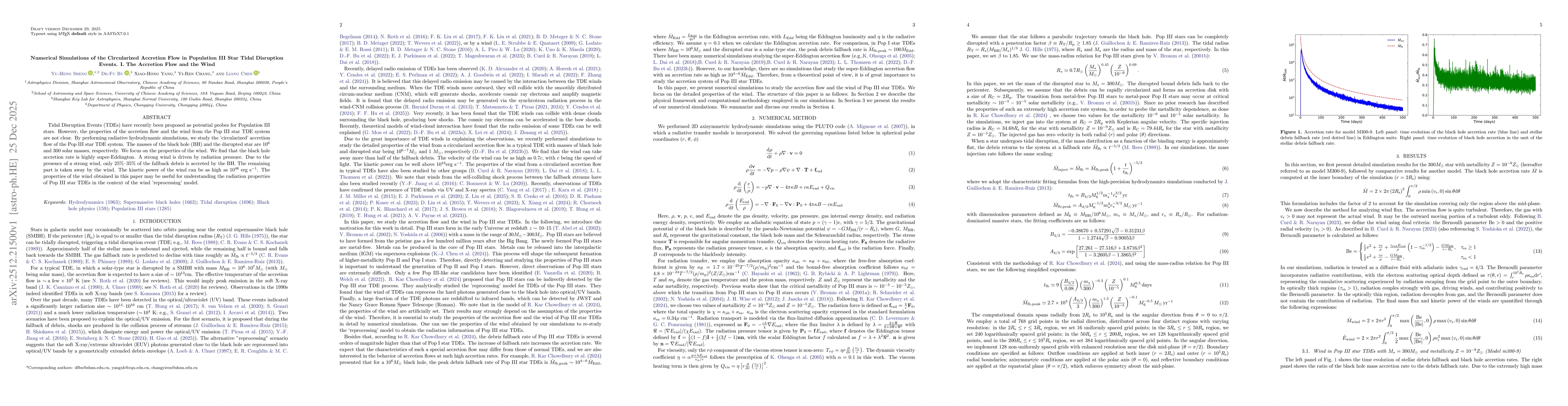 Thumbnail for Numerical Simulations of the Circularized Accretion Flow in Population III Star Tidal Disruption Events. I. The Accretion Flow and the Wind