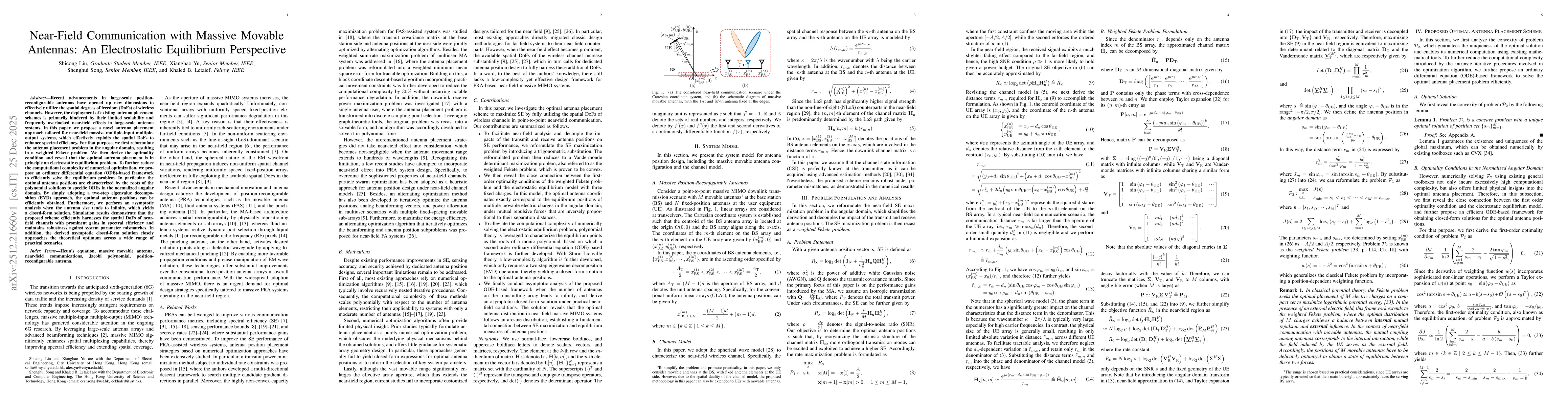 Thumbnail for Near-Field Communication with Massive Movable Antennas: An Electrostatic Equilibrium Perspective