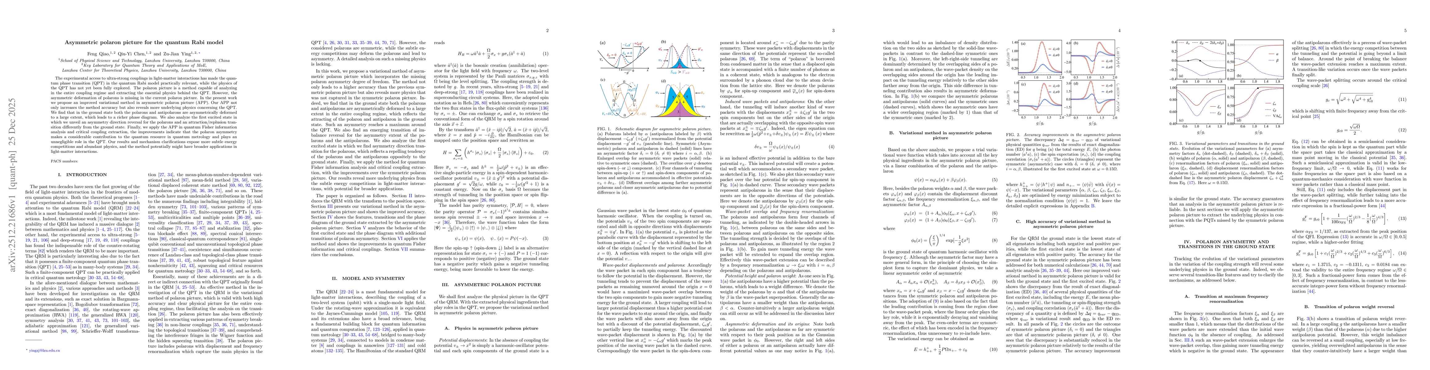 Thumbnail for Asymmetric polaron picture for the quantum Rabi model
