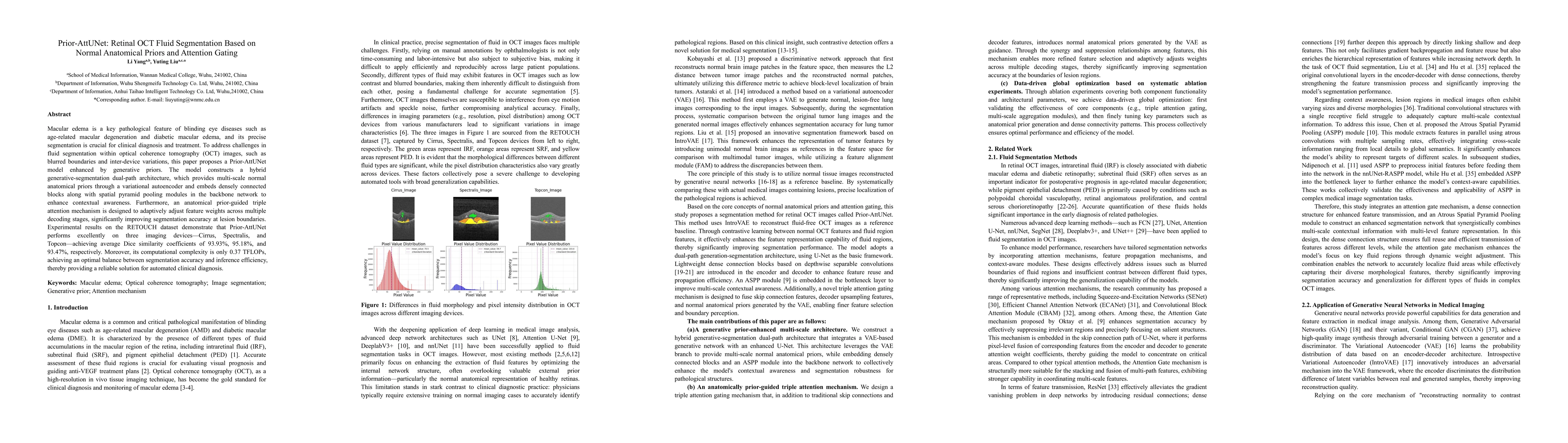 Thumbnail for Prior-AttUNet: Retinal OCT Fluid Segmentation Based on Normal Anatomical Priors and Attention Gating