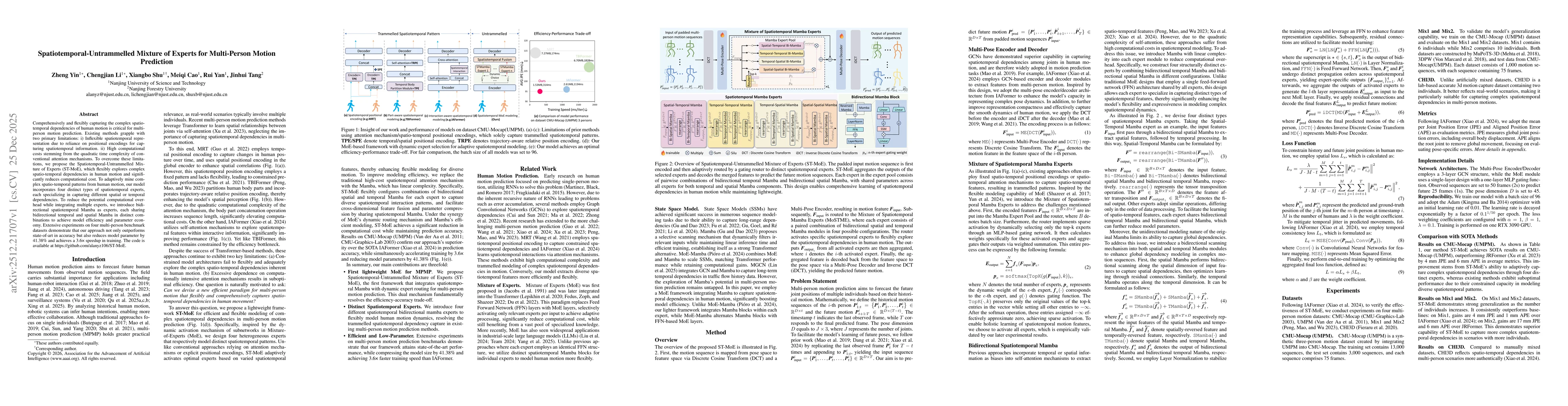 Thumbnail for Spatiotemporal-Untrammelled Mixture of Experts for Multi-Person Motion Prediction