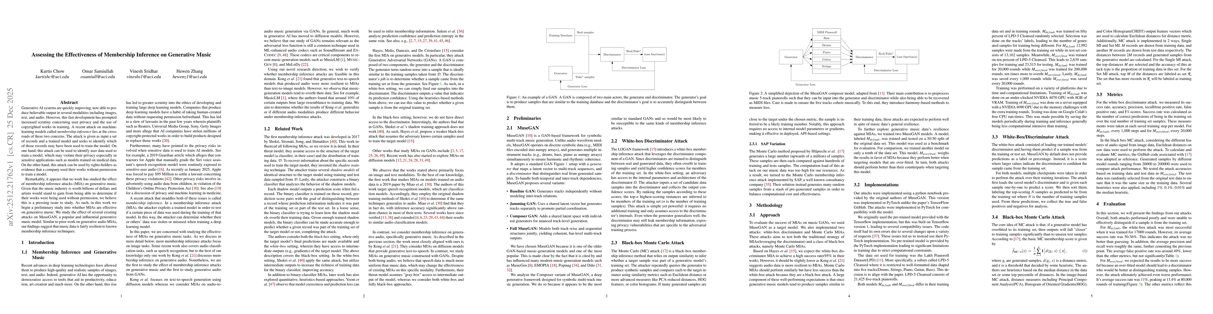 Thumbnail for Assessing the Effectiveness of Membership Inference on Generative Music
