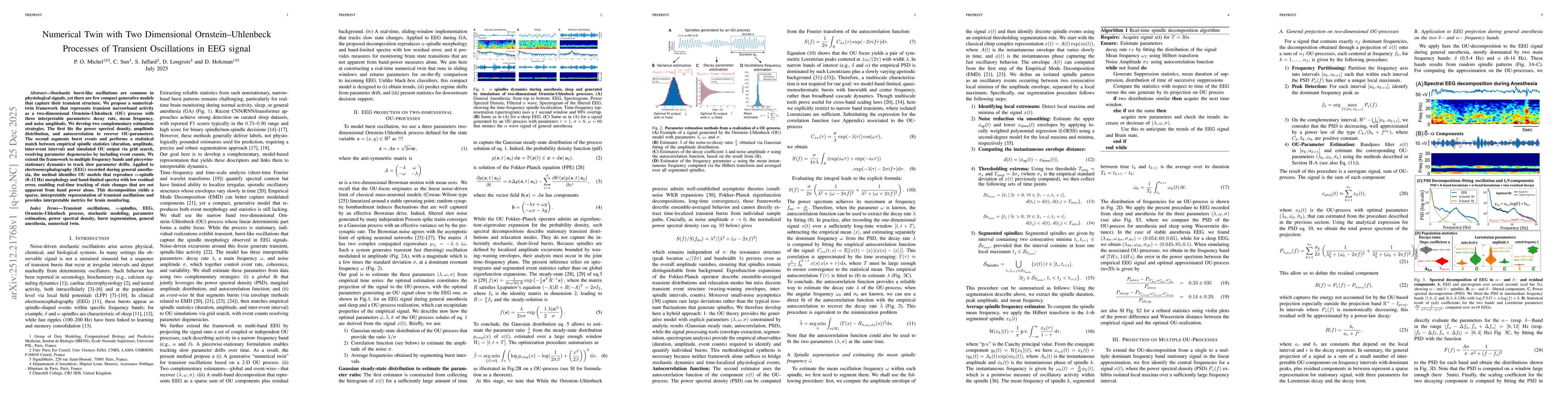 Thumbnail for Numerical Twin with Two Dimensional Ornstein--Uhlenbeck Processes of Transient Oscillations in EEG signal