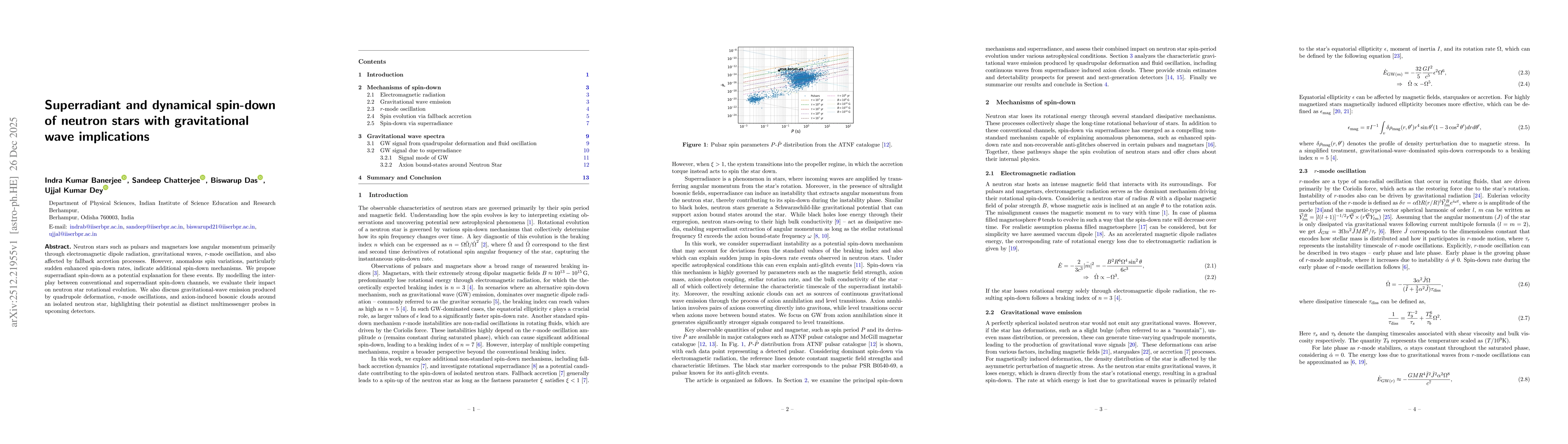 Thumbnail for Superradiant and dynamical spin-down of neutron stars with gravitational wave implications