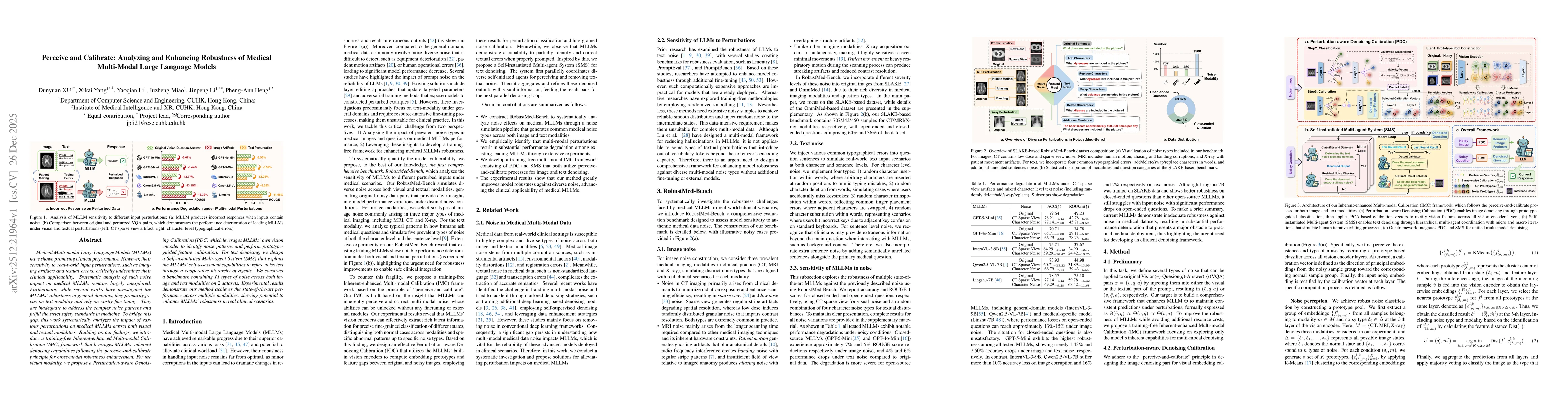 Thumbnail for Perceive and Calibrate: Analyzing and Enhancing Robustness of Medical Multi-Modal Large Language Models