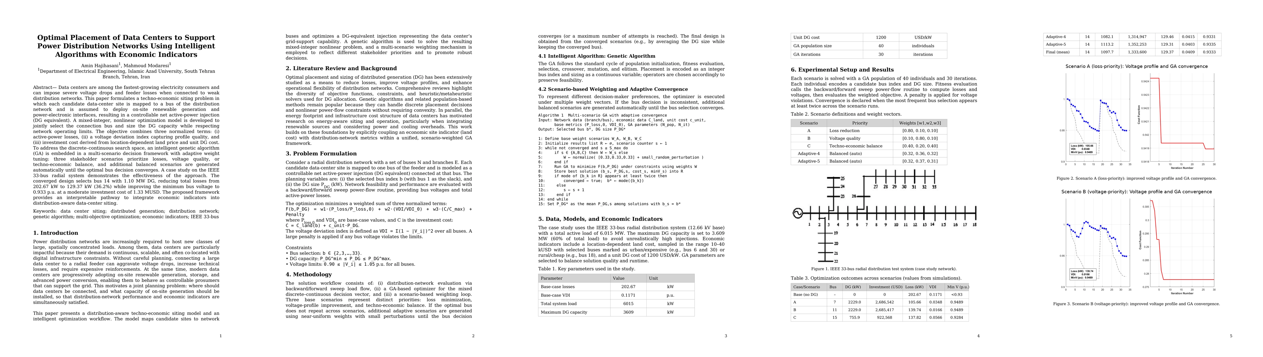 Thumbnail for Optimal Placement of Data Centers to Support Power Distribution Networks Using Intelligent Algorithms with Economic Indicators