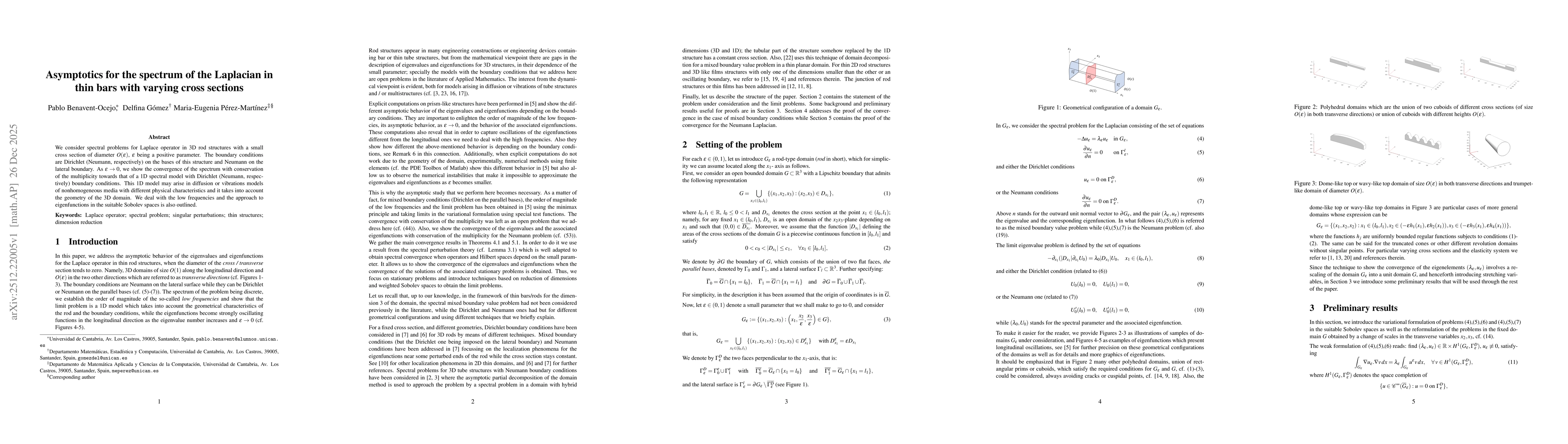 Thumbnail for Asymptotics for the spectrum of the Laplacian in thin bars with varying cross sections