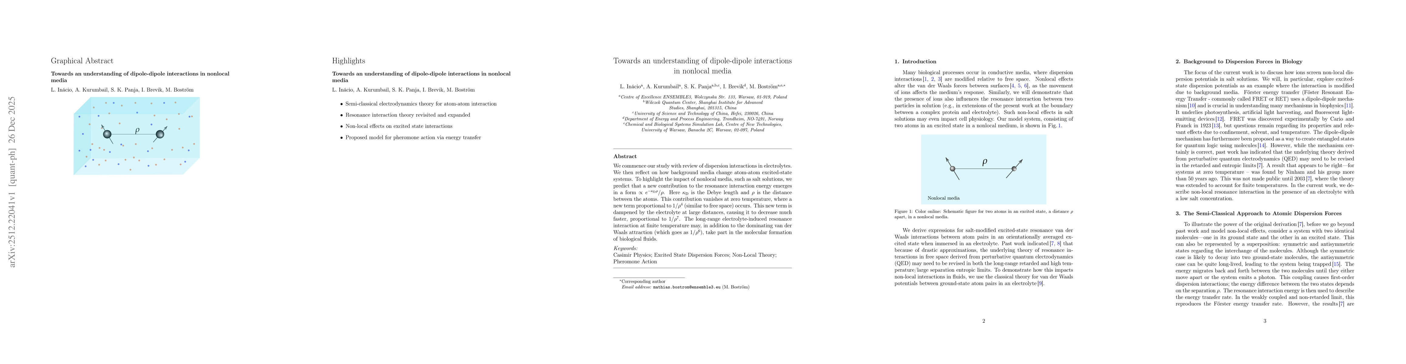 Thumbnail for Towards an understanding of dipole-dipole interactions in nonlocal media