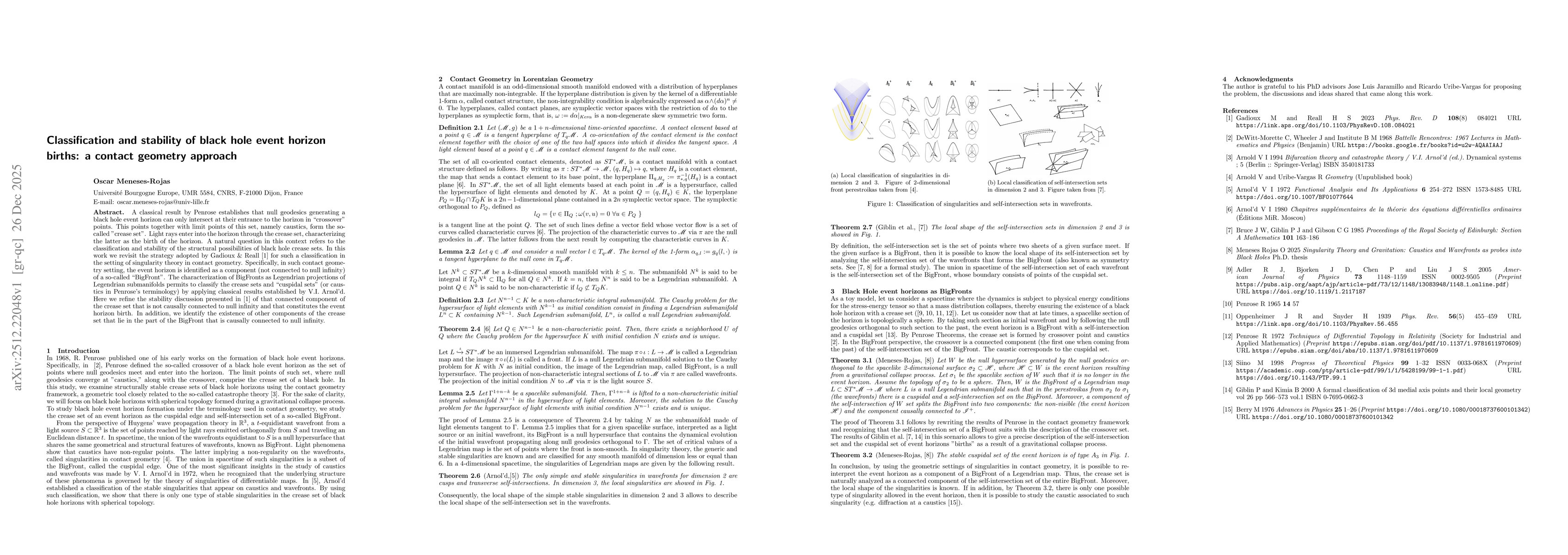 Thumbnail for Classification and stability of black hole event horizon births: a contact geometry approach