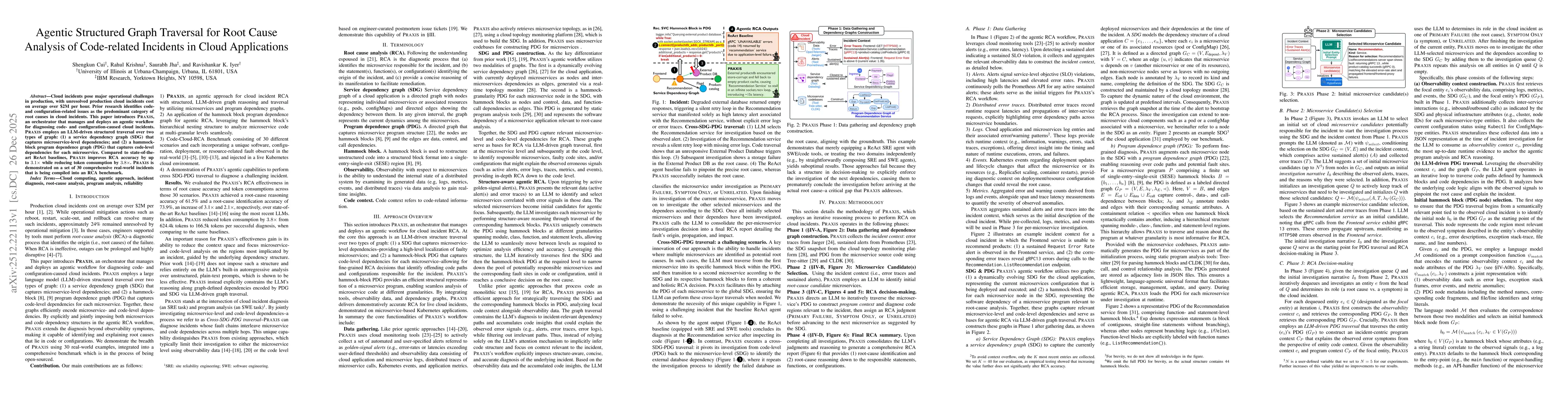 Thumbnail for Agentic Structured Graph Traversal for Root Cause Analysis of Code-related Incidents in Cloud Applications