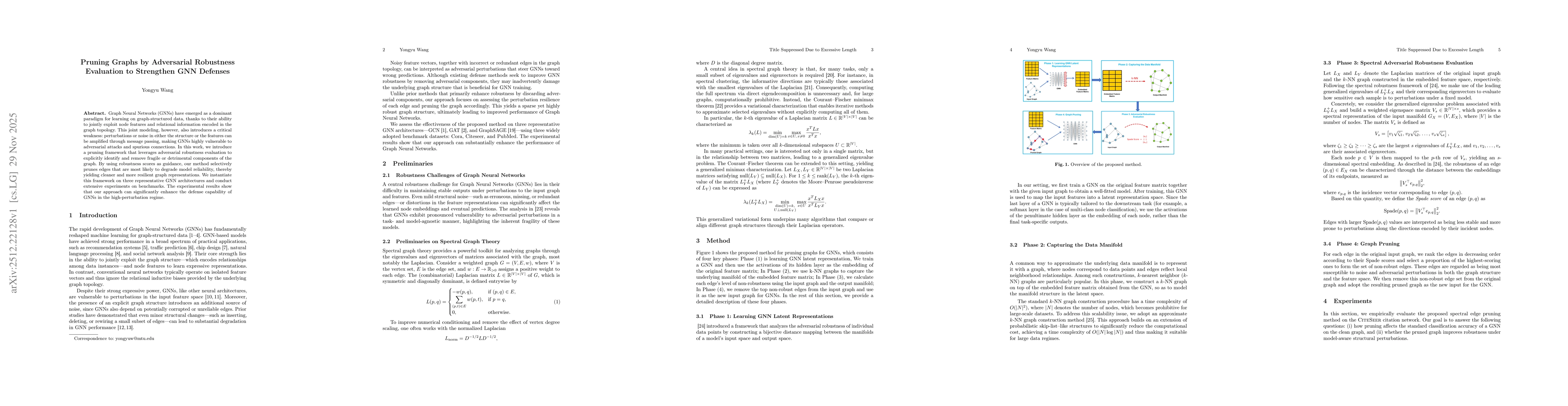 Thumbnail for Pruning Graphs by Adversarial Robustness Evaluation to Strengthen GNN Defenses
