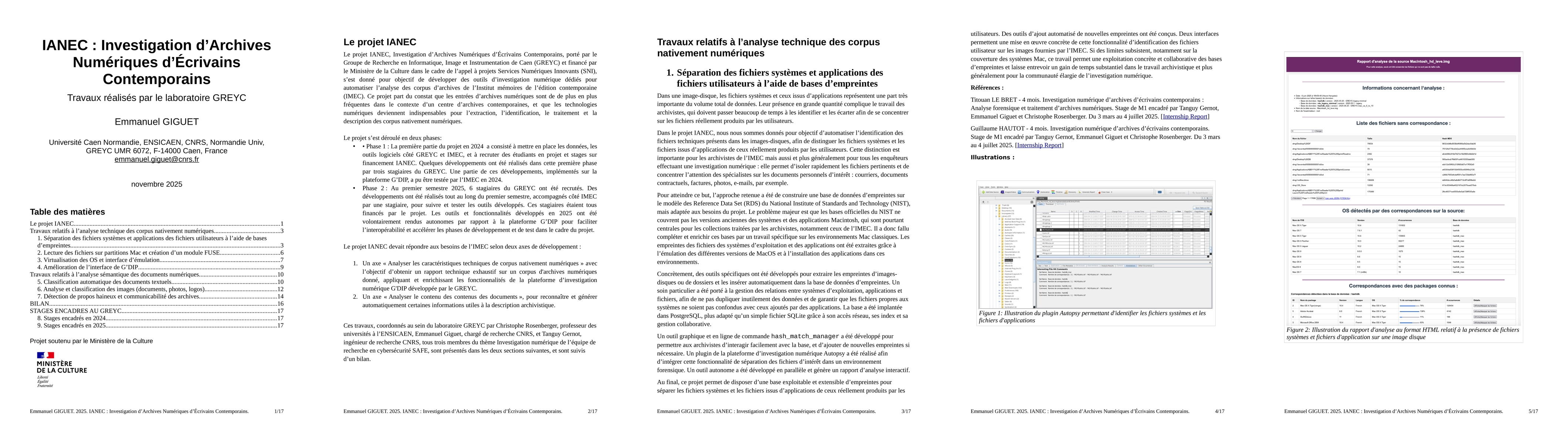 Thumbnail for IANEC: Digital Forensic Investigation of Contemporary Writers' Archives