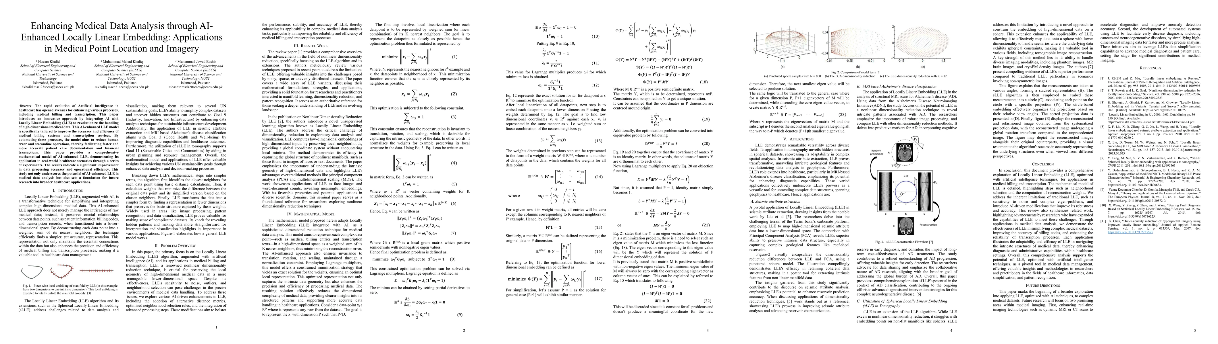 Thumbnail for Enhancing Medical Data Analysis through AI-Enhanced Locally Linear Embedding: Applications in Medical Point Location and Imagery