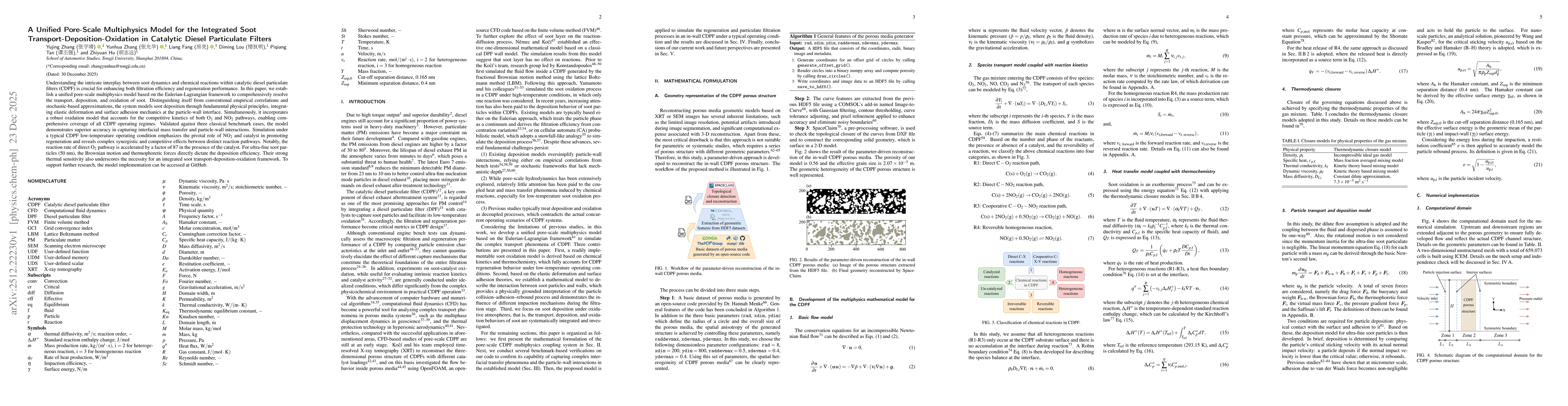 Thumbnail for A Unified Pore-Scale Multiphysics Model for the Integrated Soot Transport-Deposition-Oxidation in Catalytic Diesel Particulate Filters