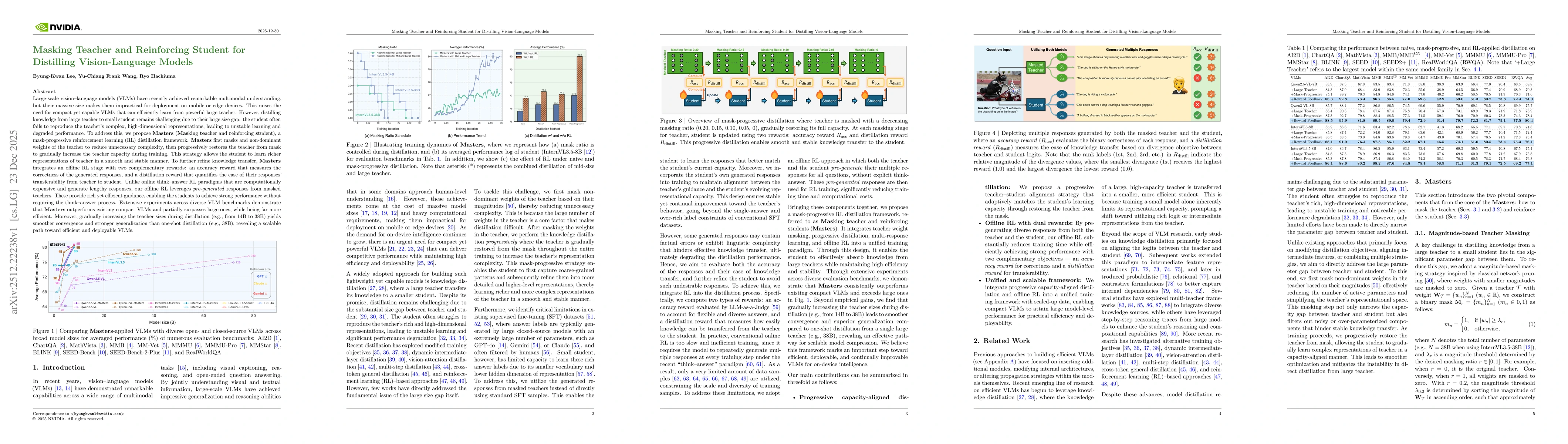 Thumbnail for Masking Teacher and Reinforcing Student for Distilling Vision-Language Models