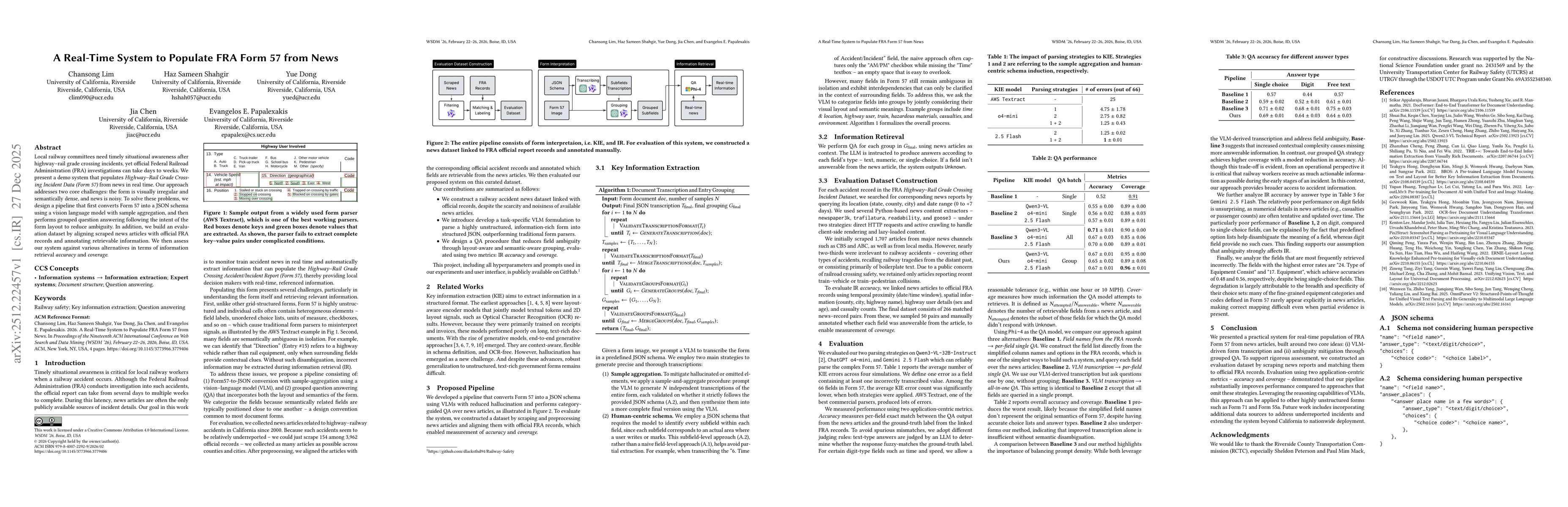 Thumbnail for A Real-Time System to Populate FRA Form 57 from News