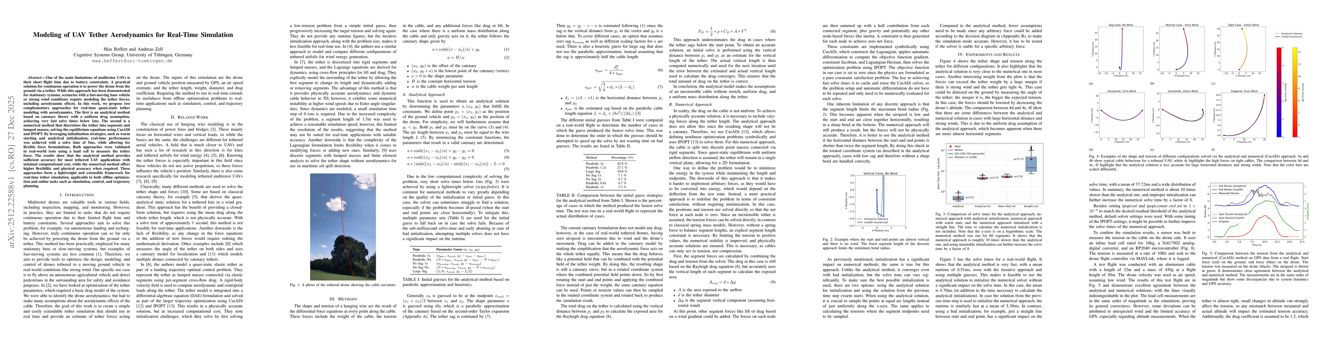 Thumbnail for Modeling of UAV Tether Aerodynamics for Real-Time Simulation