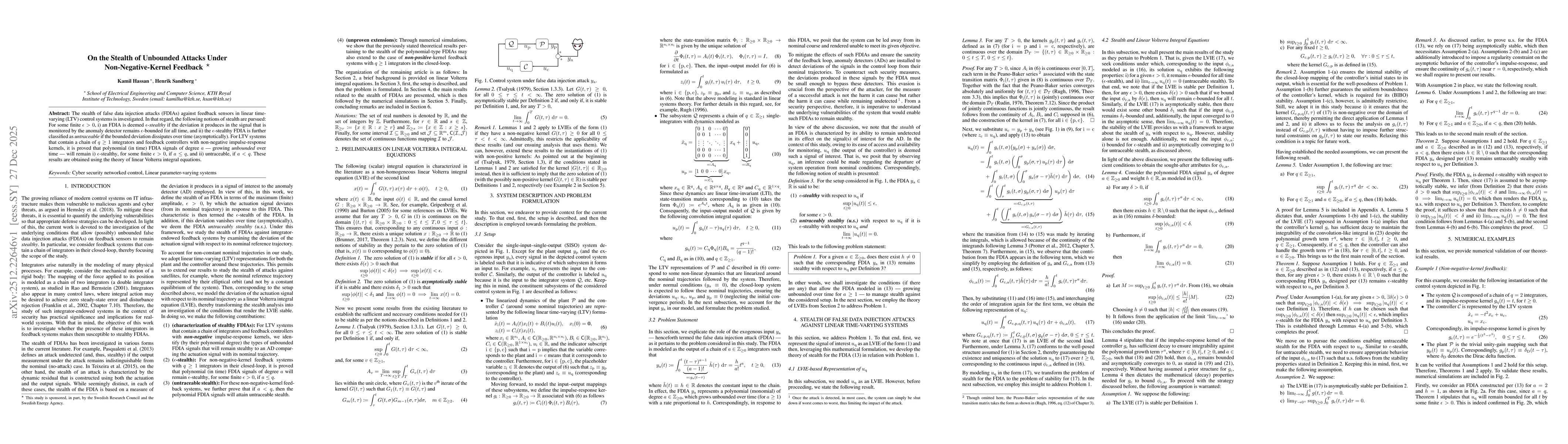 Thumbnail for On the Stealth of Unbounded Attacks Under Non-Negative-Kernel Feedback
