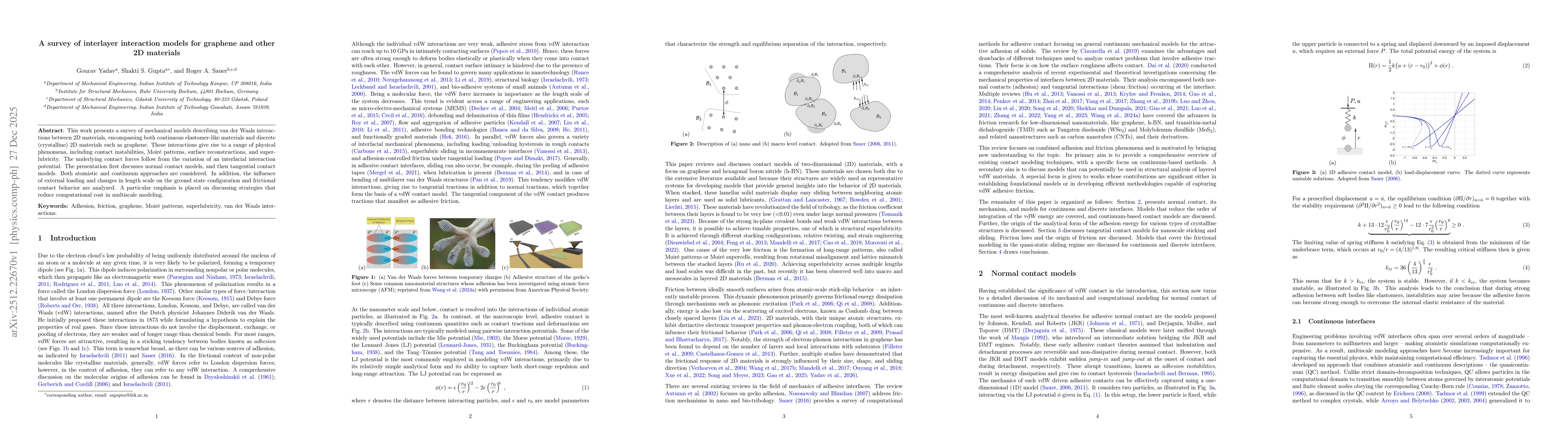 Thumbnail for A survey of interlayer interaction models for graphene and other 2D materials