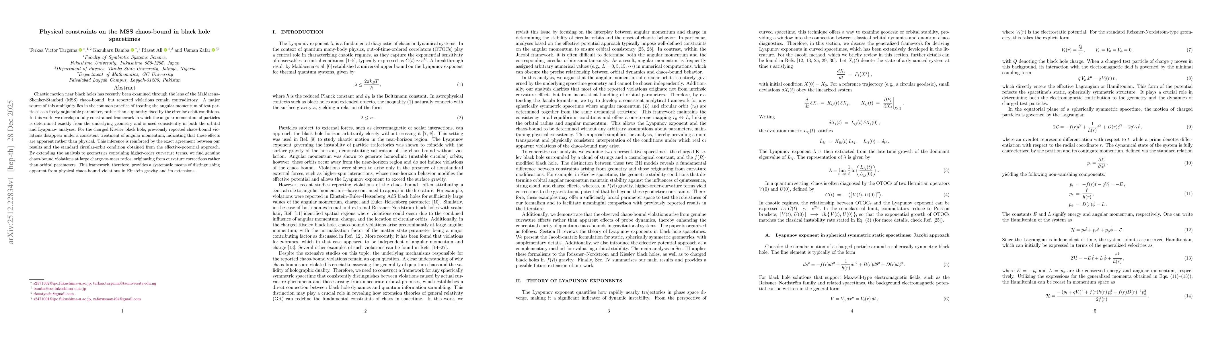 Thumbnail for Physical constraints on the MSS chaos-bound in black hole spacetimes