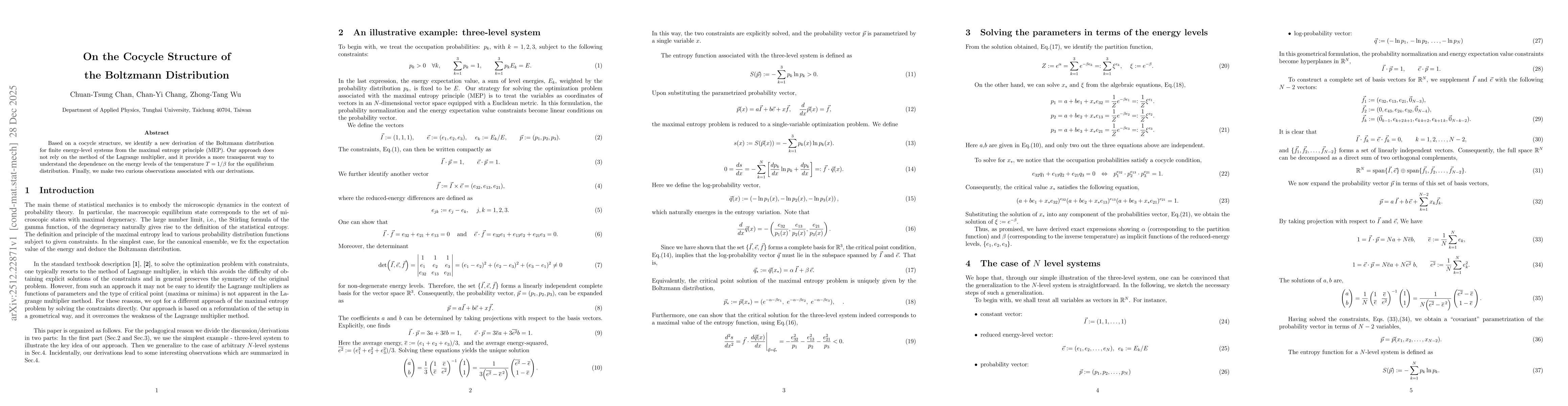 Thumbnail for On the Cocycle Structure of the Boltzmann Distribution