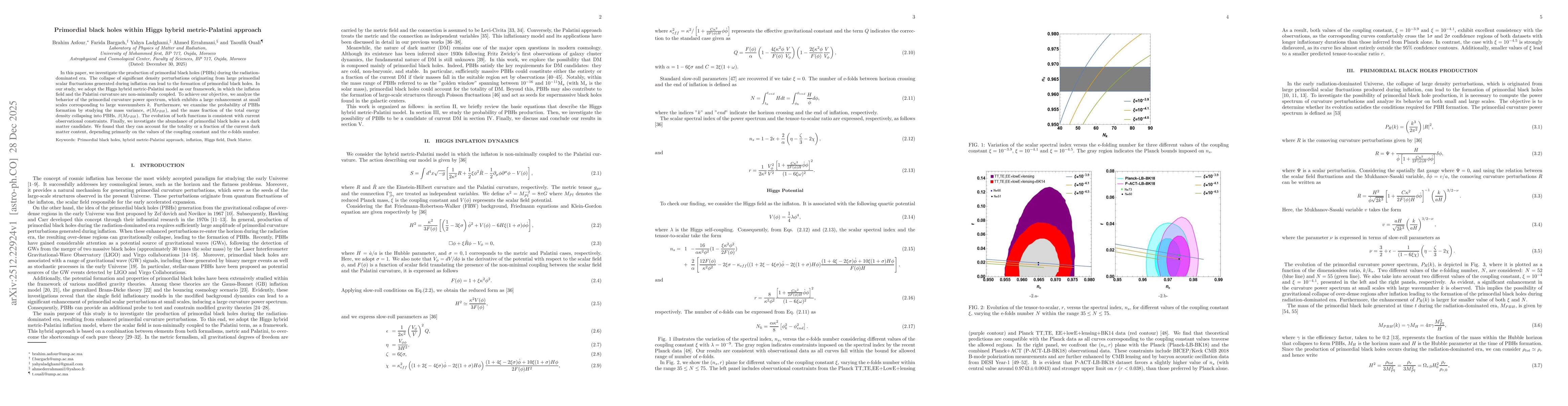Thumbnail for Primordial black holes within Higgs hybrid metric-Palatini approach