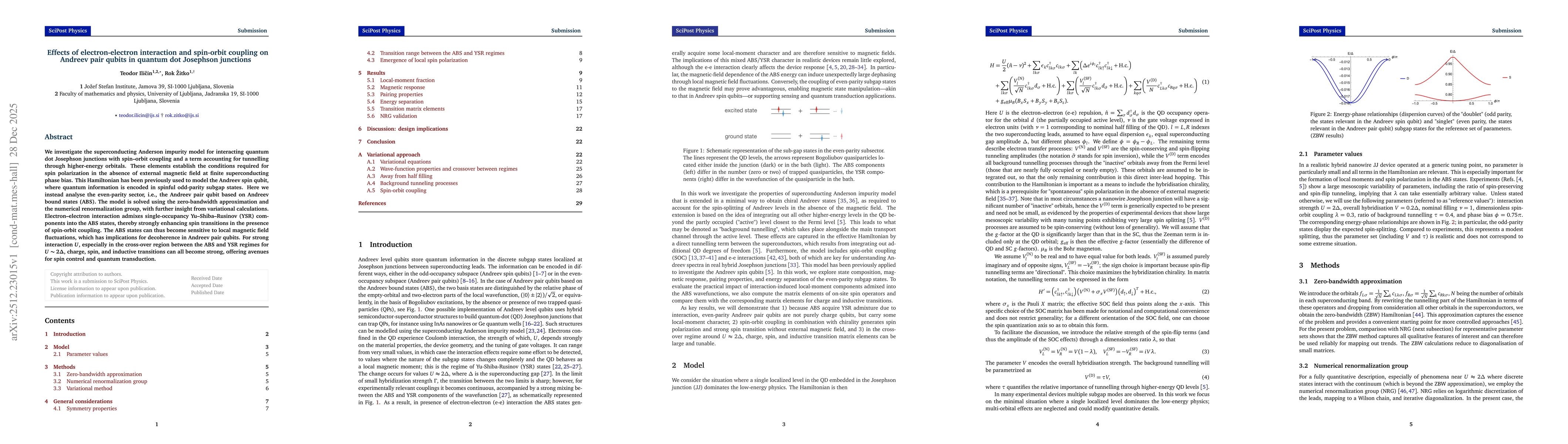 Thumbnail for Effects of electron-electron interaction and spin-orbit coupling on Andreev pair qubits in quantum dot Josephson junctions