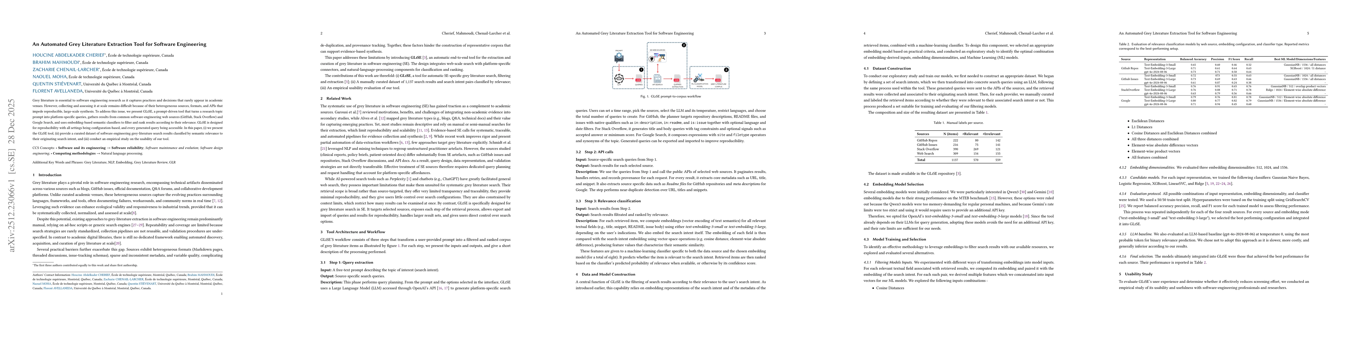 Thumbnail for An Automated Grey Literature Extraction Tool for Software Engineering