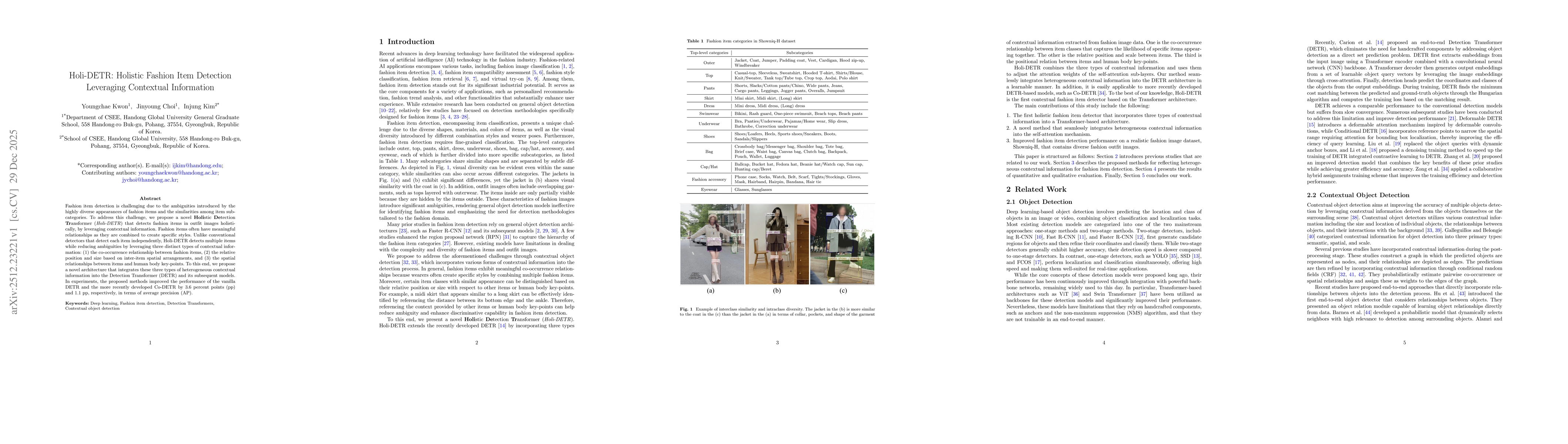 Thumbnail for Holi-DETR: Holistic Fashion Item Detection Leveraging Contextual Information