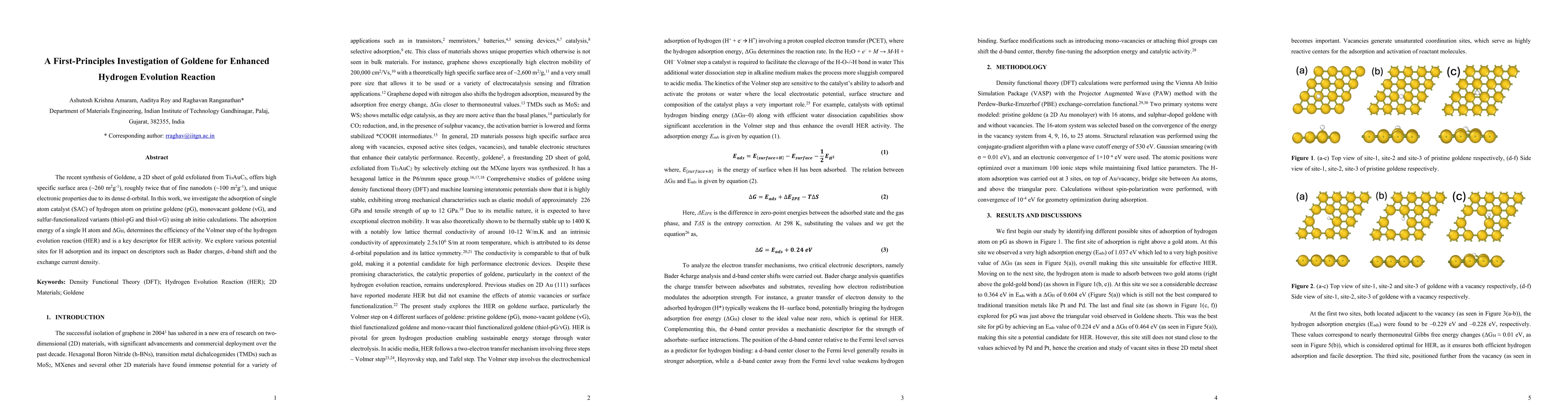 Thumbnail for A First-Principles Investigation of Goldene for Enhanced Hydrogen Evolution Reaction