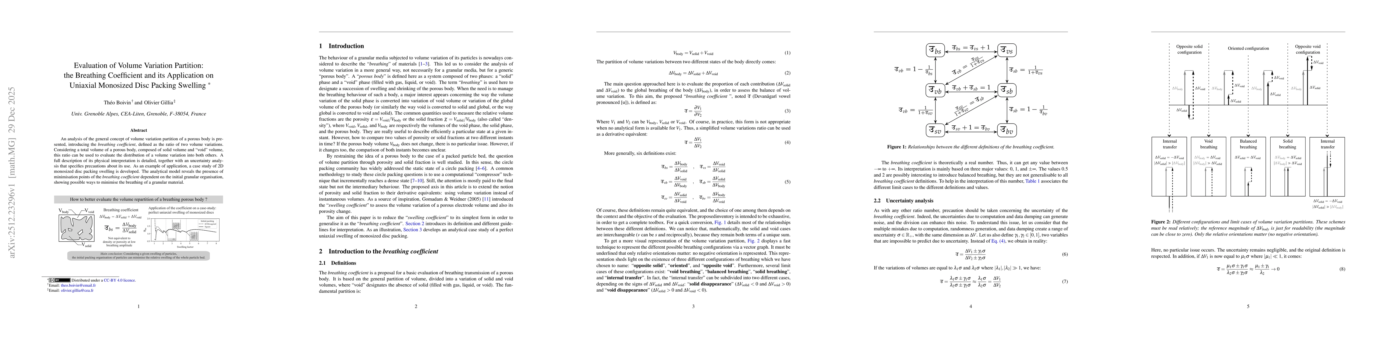 Thumbnail for Evaluation of Volume Variation Partition: the Breathing Coefficient and its Application on Uniaxial Monosized Disc Packing Swelling