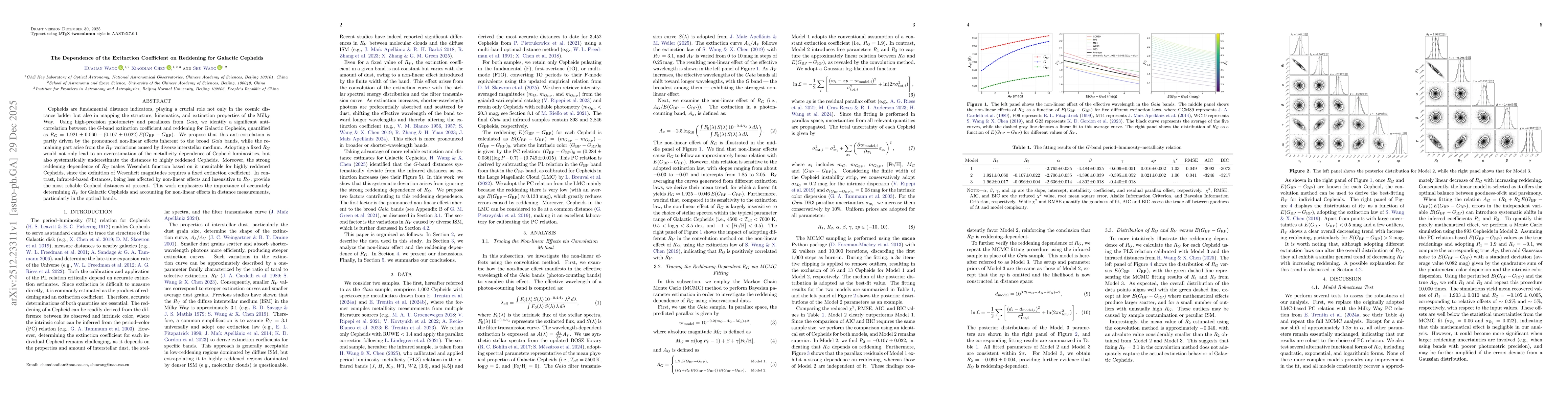 Thumbnail for The Dependence of the Extinction Coefficient on Reddening for Galactic Cepheids