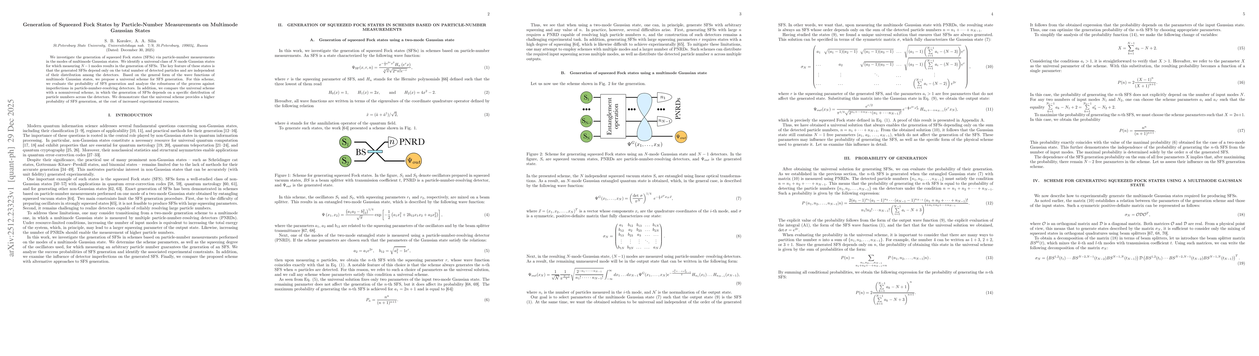 Thumbnail for Generation of Squeezed Fock States by Particle-Number Measurements on Multimode Gaussian States
