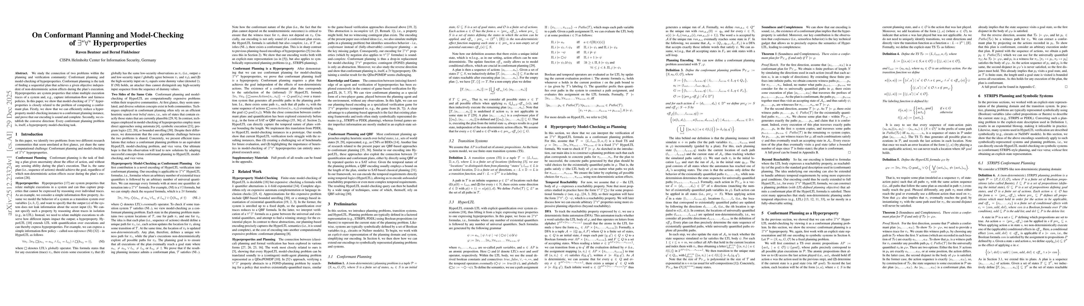 Thumbnail for On Conformant Planning and Model-Checking of $\exists^*\forall^*$ Hyperproperties
