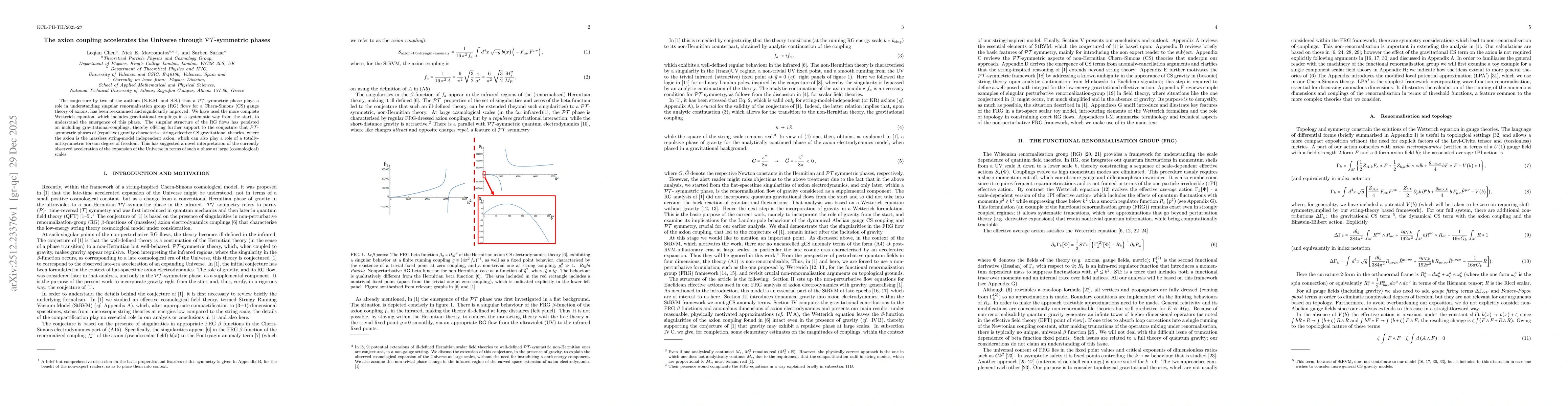 Thumbnail for The axion coupling accelerates the Universe through PT-symmetric phases