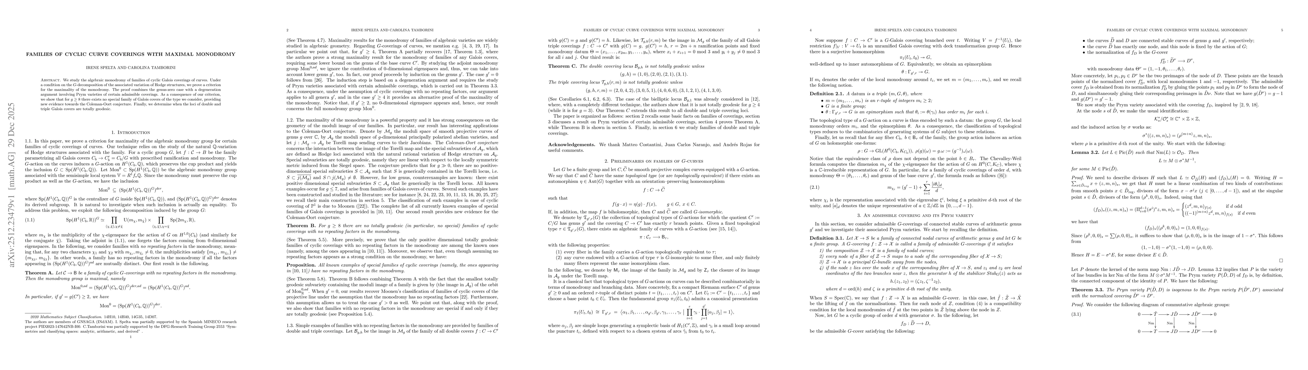 Thumbnail for Families of cyclic curve coverings with maximal monodromy