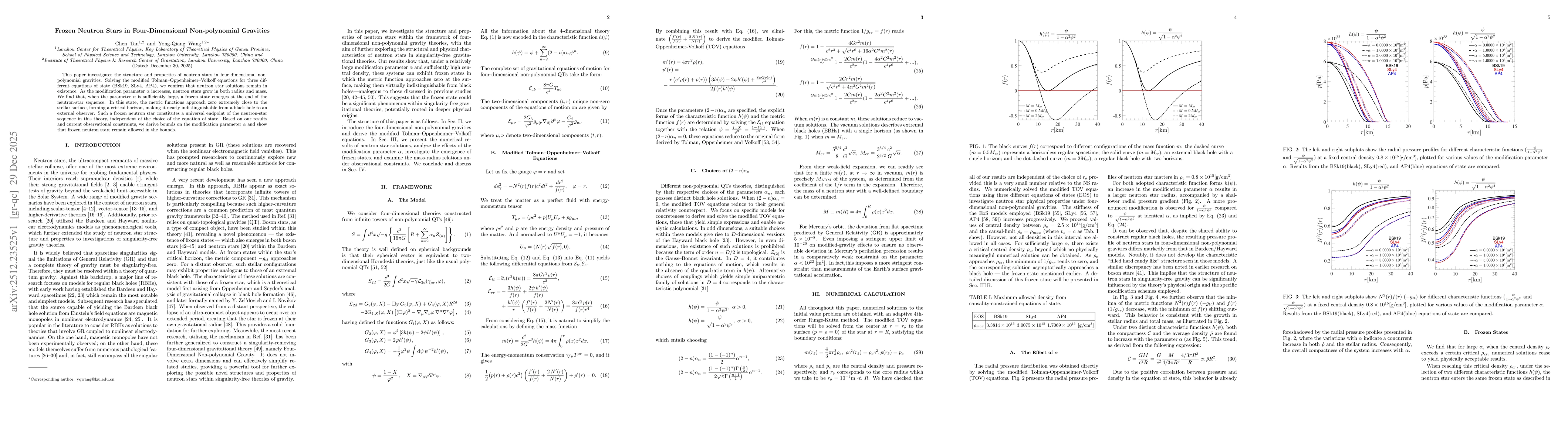 Thumbnail for Frozen Neutron Stars in Four-Dimensional Non-polynomial Gravities