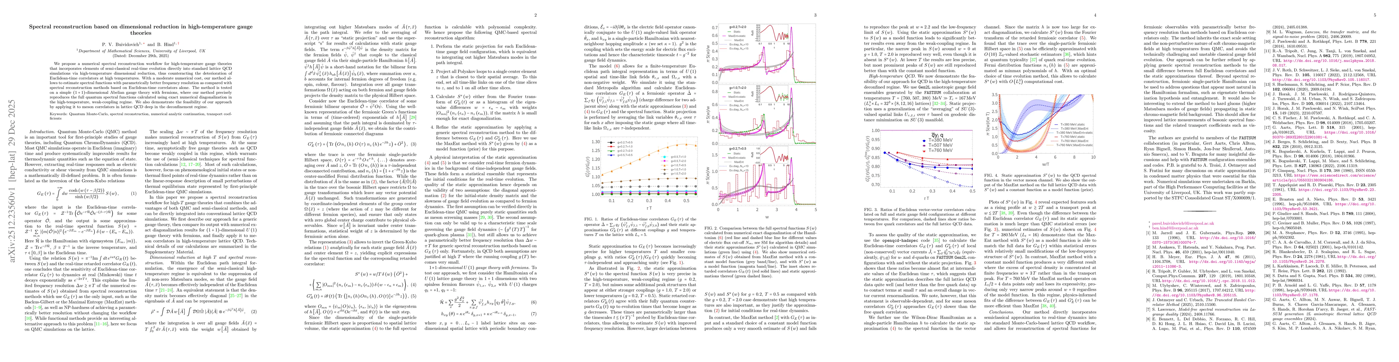 Thumbnail for Spectral reconstruction based on dimensional reduction in high-temperature gauge theories