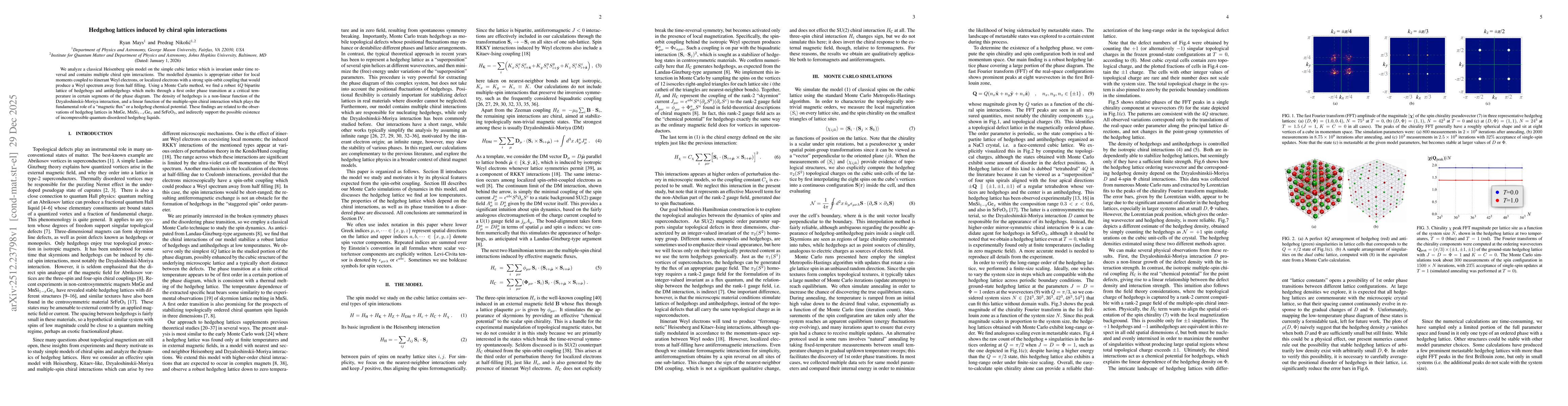 Thumbnail for Hedgehog lattices induced by chiral spin interactions