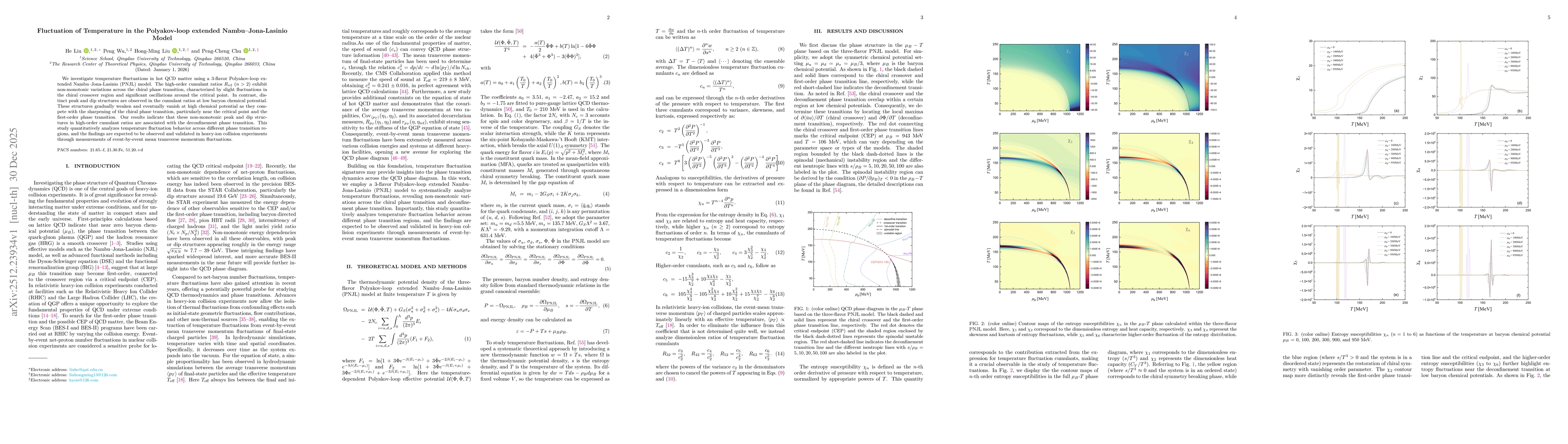 Thumbnail for Fluctuations of Temperature in the Polyakov-loop extended Nambu--Jona-Lasinio Model