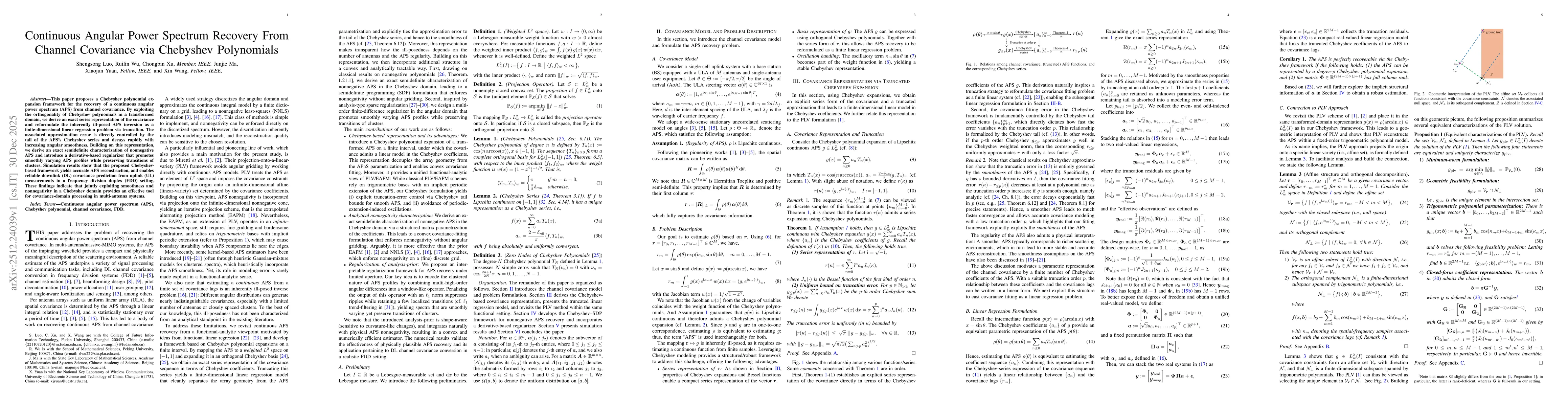 Thumbnail for Continuous Angular Power Spectrum Recovery From Channel Covariance via Chebyshev Polynomials