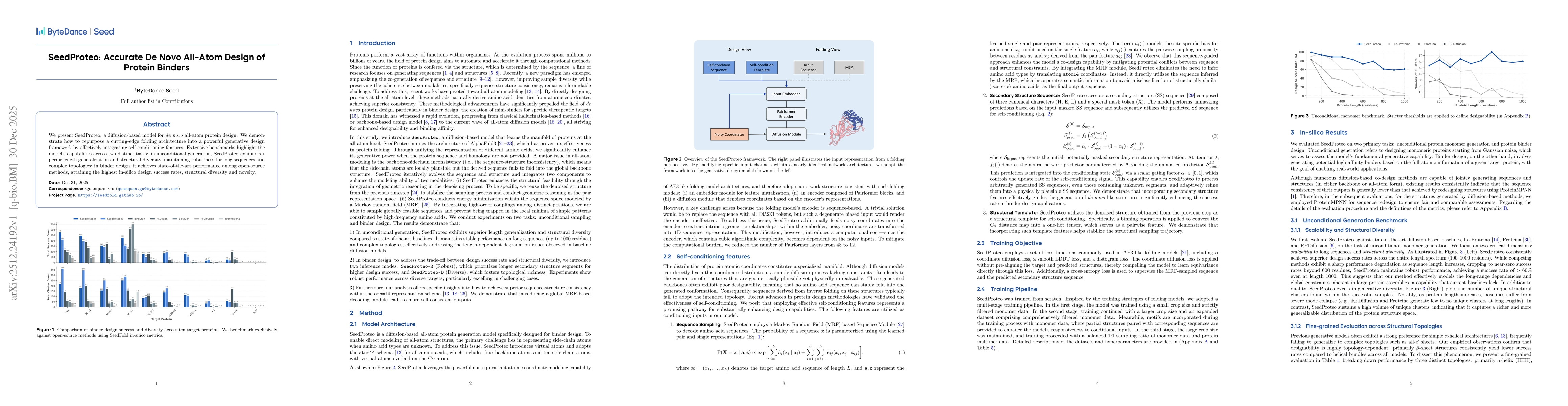 Thumbnail for SeedProteo: Accurate De Novo All-Atom Design of Protein Binders