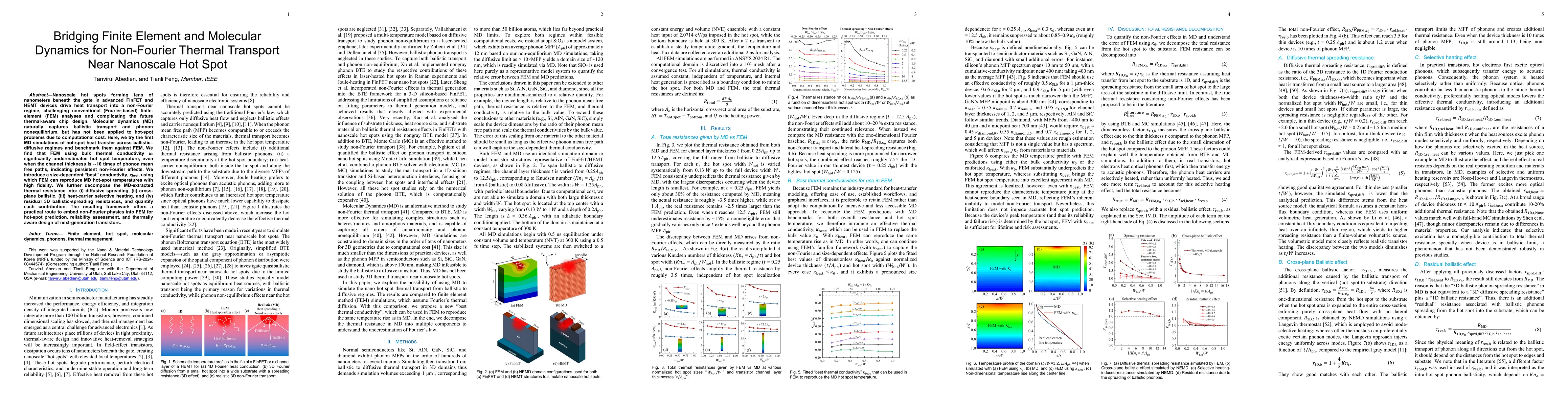 Thumbnail for Bridging Finite Element and Molecular Dynamics for Non-Fourier Thermal Transport Near Nanoscale Hot Spot