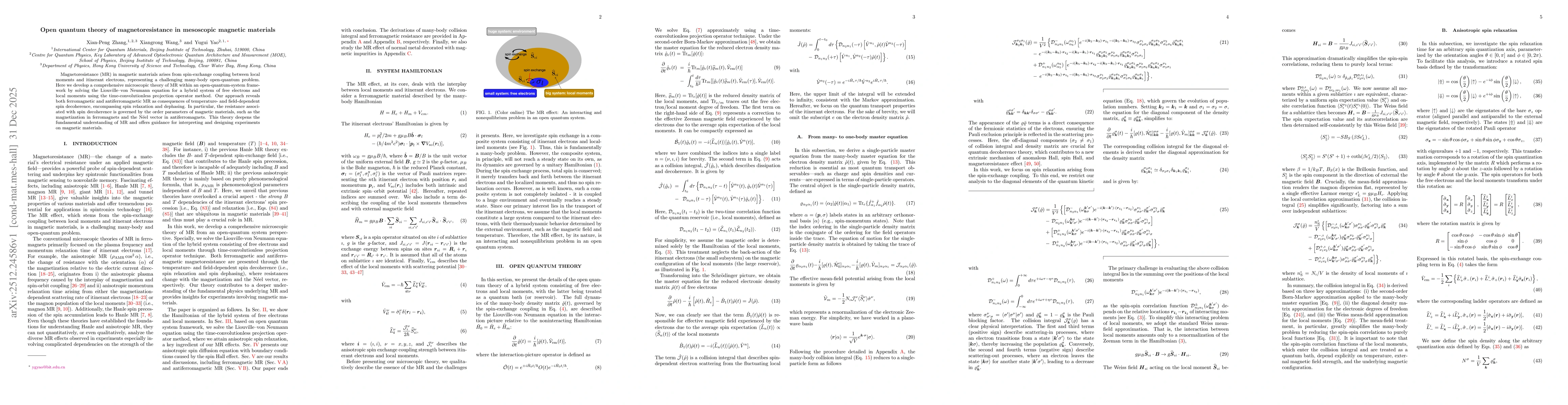 Thumbnail for Open quantum theory of magnetoresistance in mesoscopic magnetic materials
