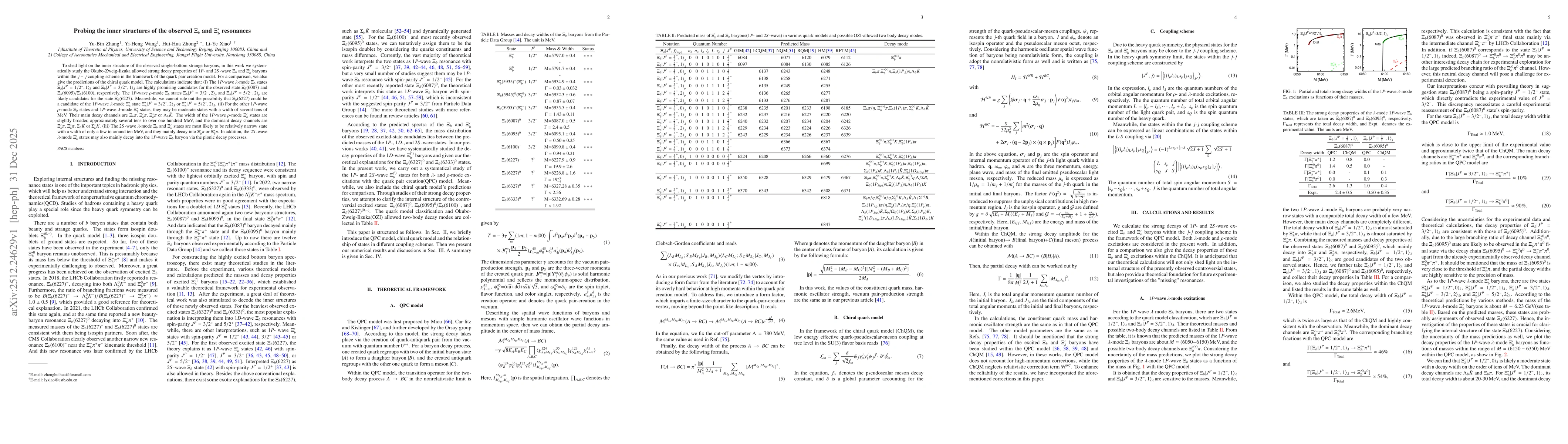 Thumbnail for Probing the inner structures of the observed $Ξ_b$ and $Ξ_b'$ resonances
