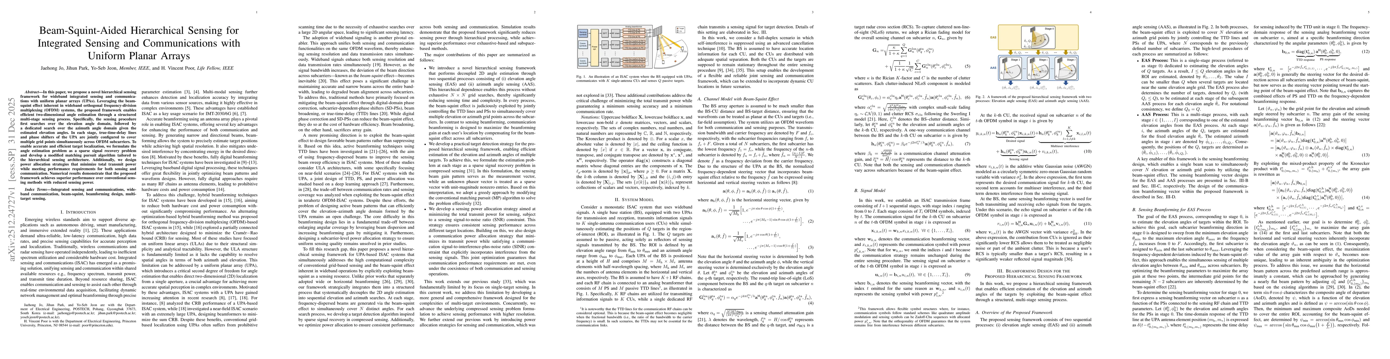 Thumbnail for Beam-Squint-Aided Hierarchical Sensing for Integrated Sensing and Communications with Uniform Planar Arrays
