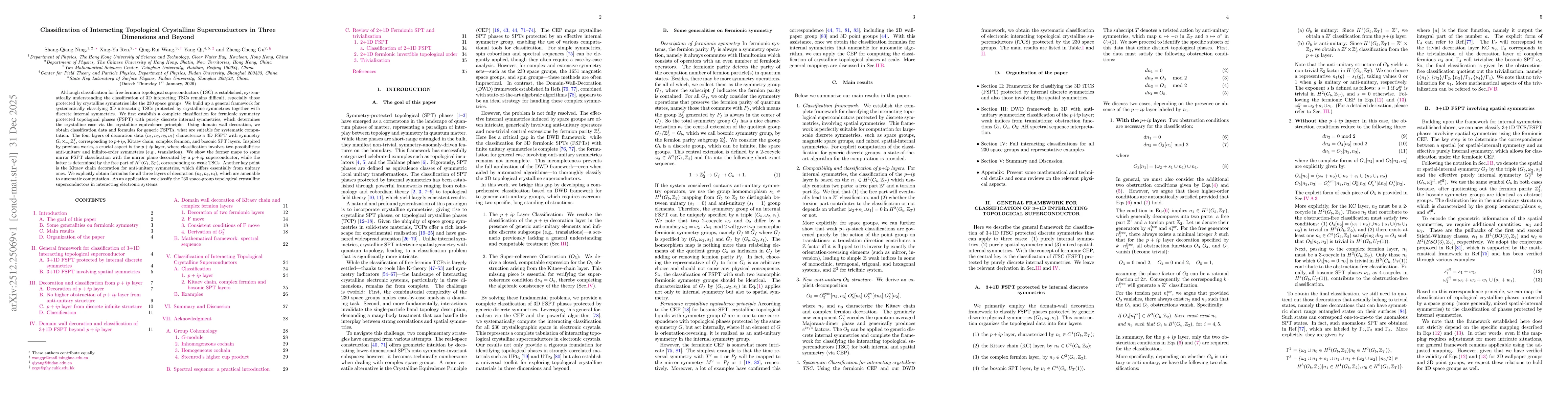 Thumbnail for Classification of Interacting Topological Crystalline Superconductors in Three Dimensions and Beyond