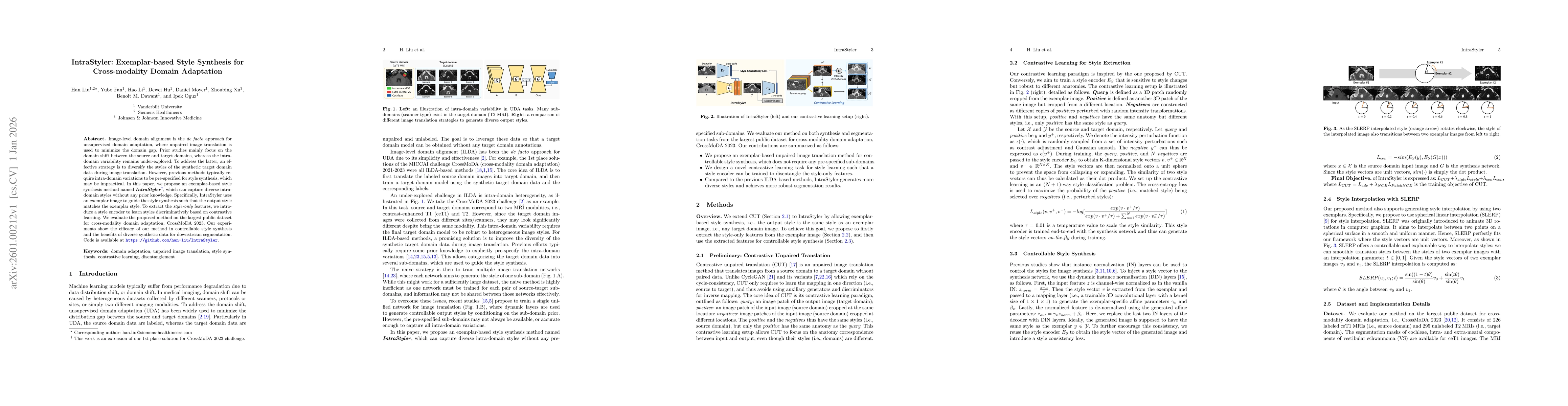 Thumbnail for IntraStyler: Exemplar-based Style Synthesis for Cross-modality Domain Adaptation