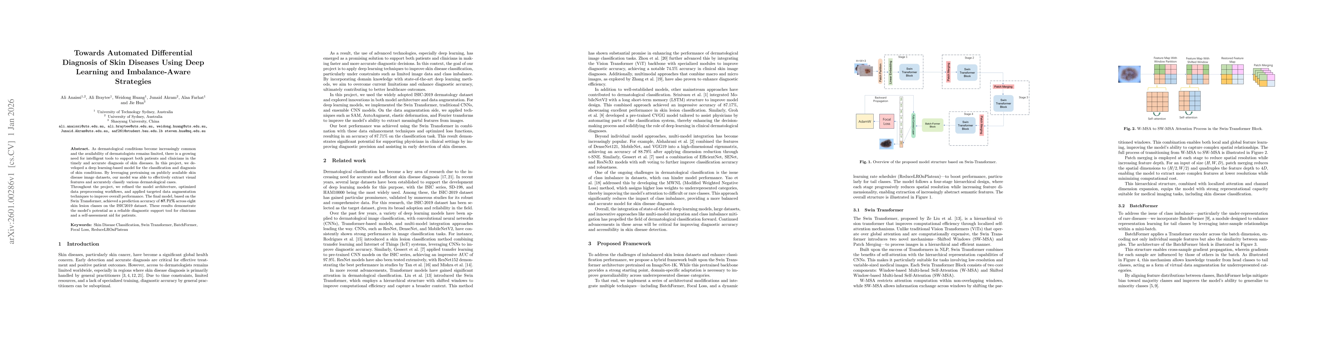 Thumbnail for Towards Automated Differential Diagnosis of Skin Diseases Using Deep Learning and Imbalance-Aware Strategies