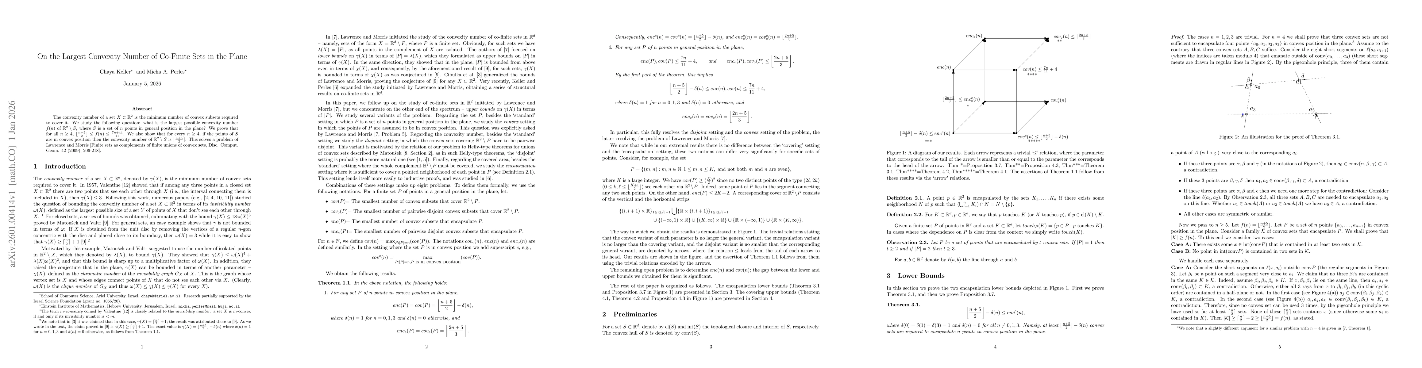 Thumbnail for On the Largest Convexity Number of Co-Finite Sets in the Plane